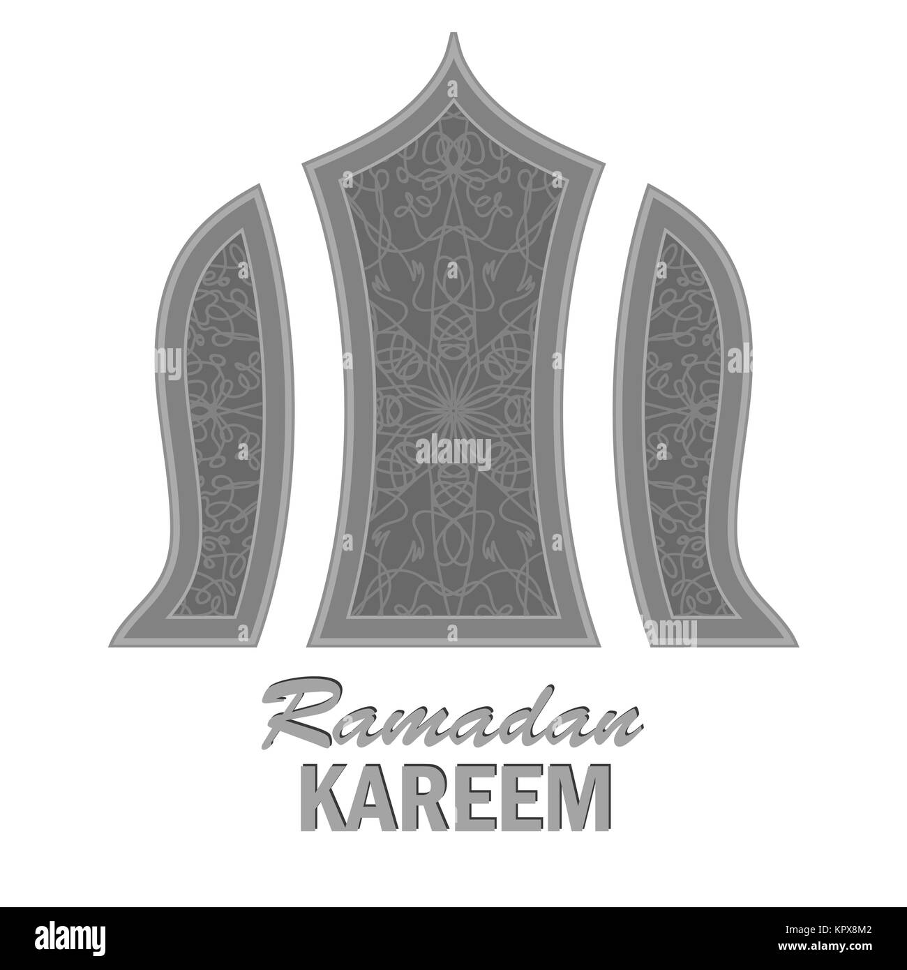 Il Ramadan Greeting Card. Il Ramadan Kareem vacanza. Foto Stock
