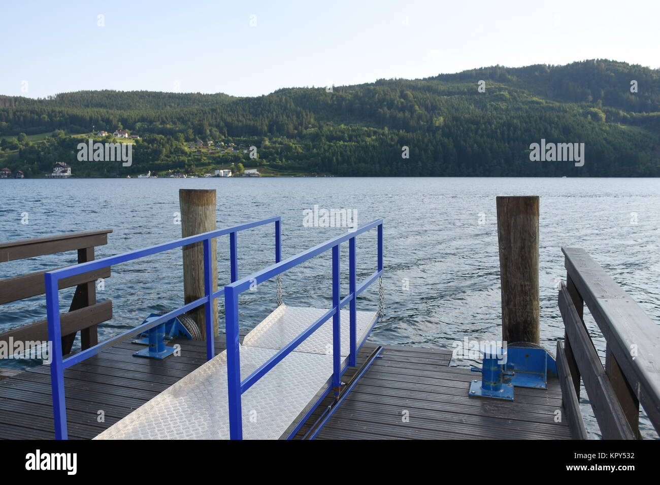 Â molo,stop,mole,spedizioni,escursione nave,millstatt,millstÃ¤tter vedere,lago Foto Stock