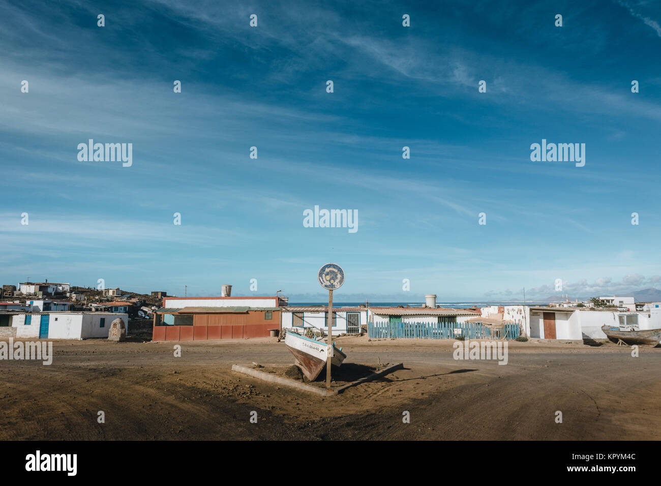 Fisherman vilage in Fuerteventura - Isole Canarie Foto Stock