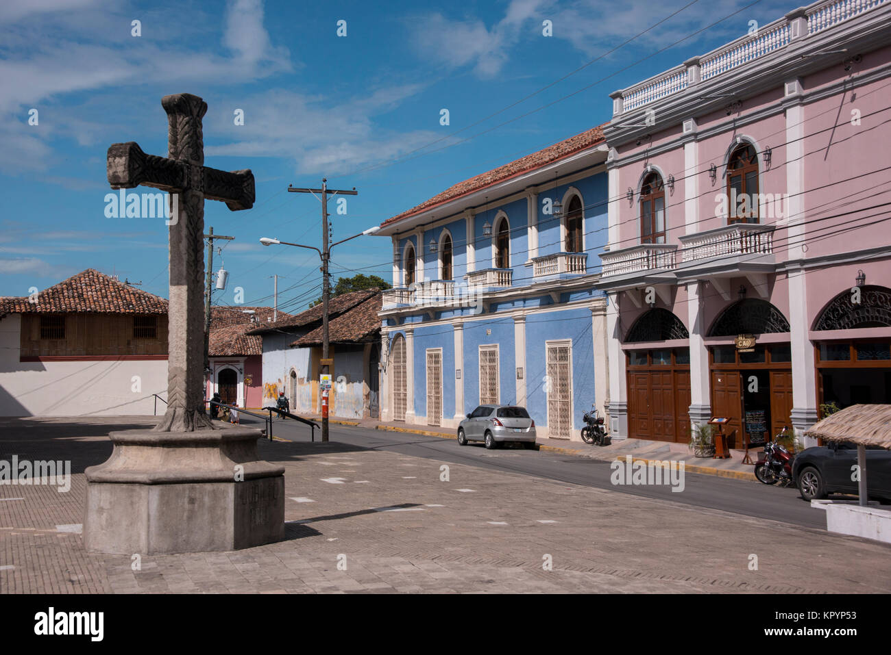 America centrale Nicaragua. Città coloniale di Granada. Foto Stock