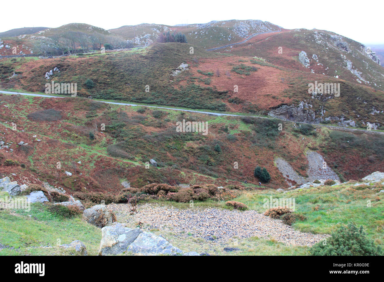 Sychnant Pass. Conwy Foto Stock