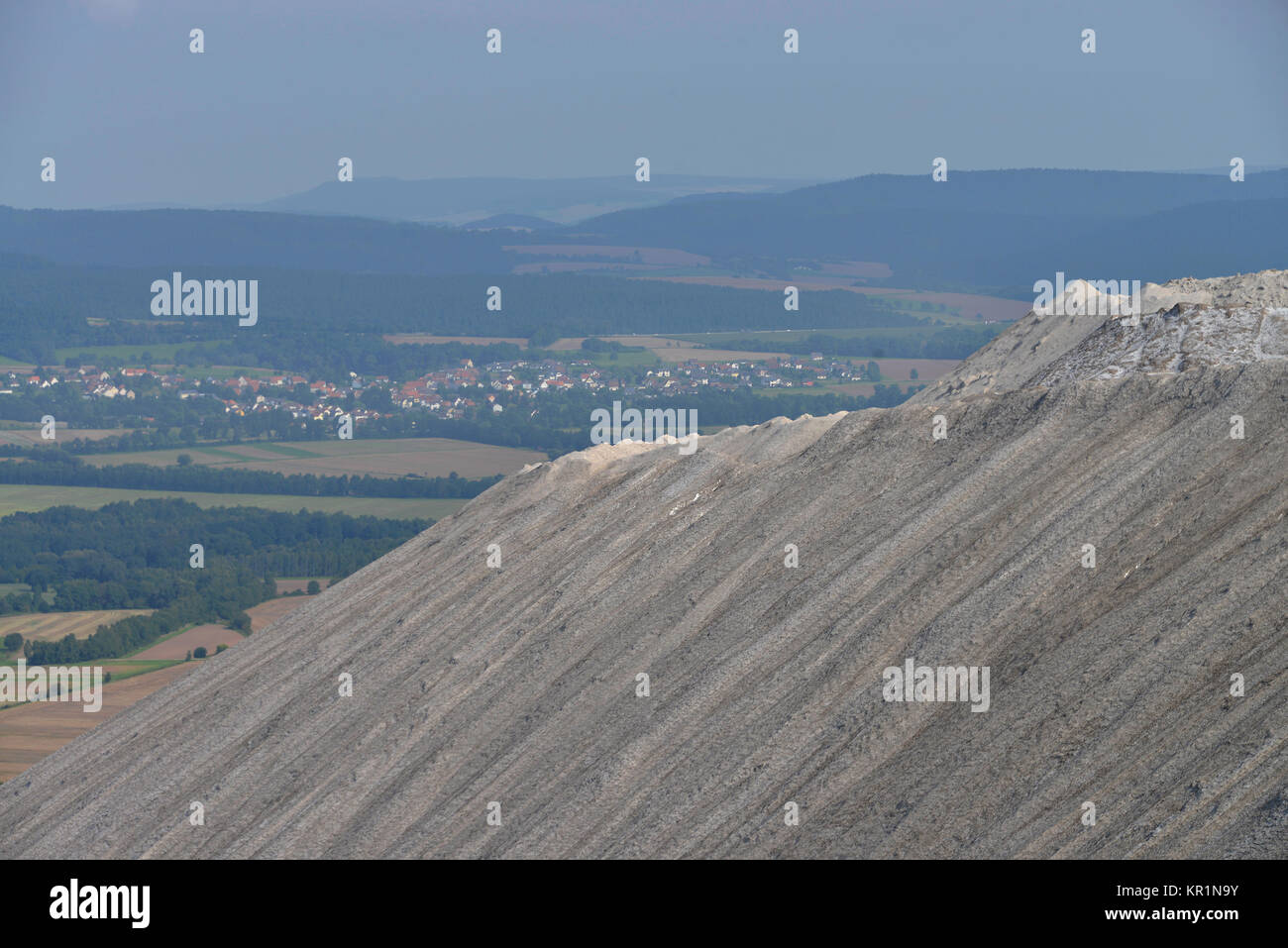 Monte Kali, per le aringhe, Hessen, Germania, Heringen, Deutschland Foto Stock