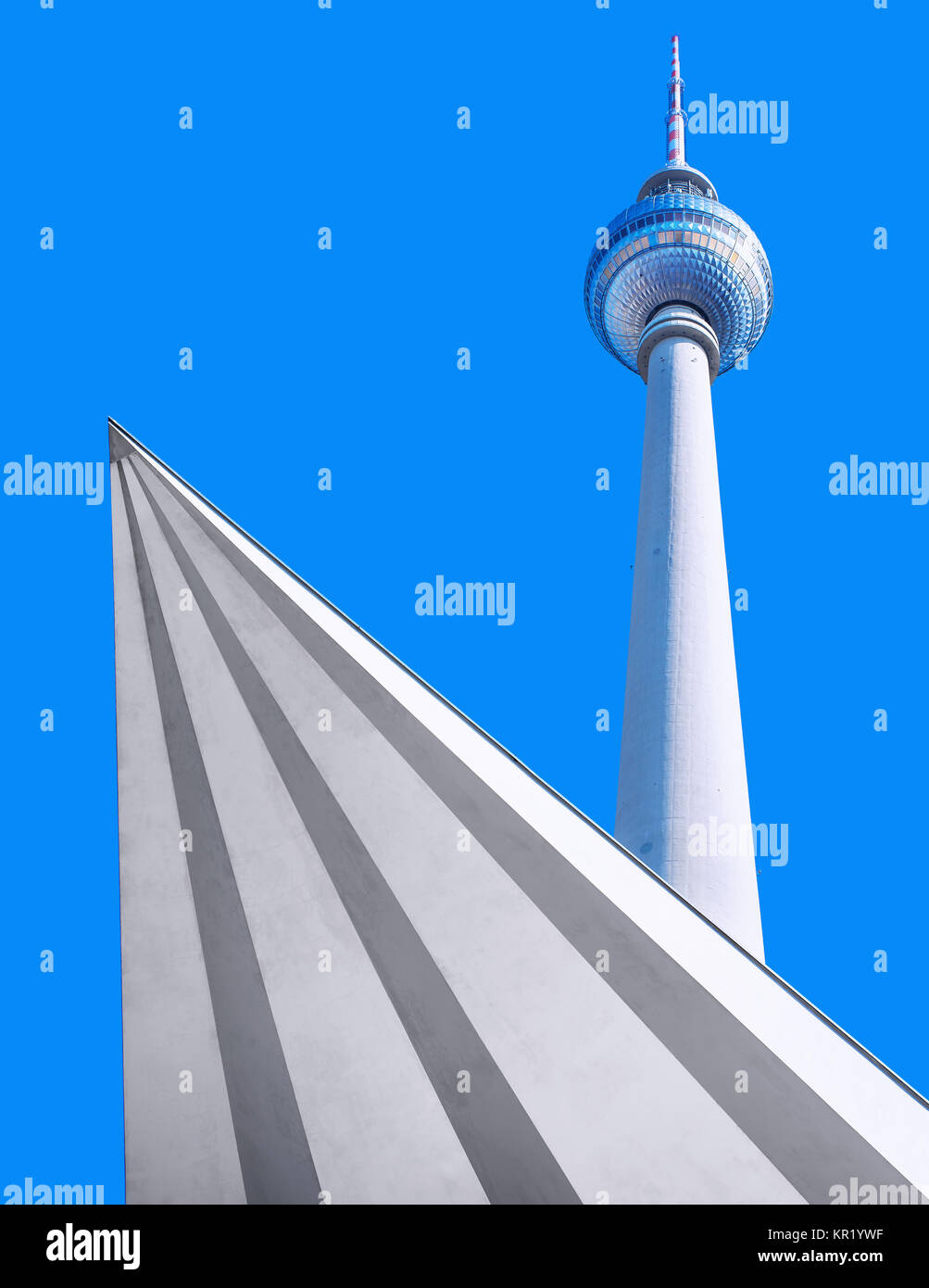 Berlino Torre TV Foto Stock