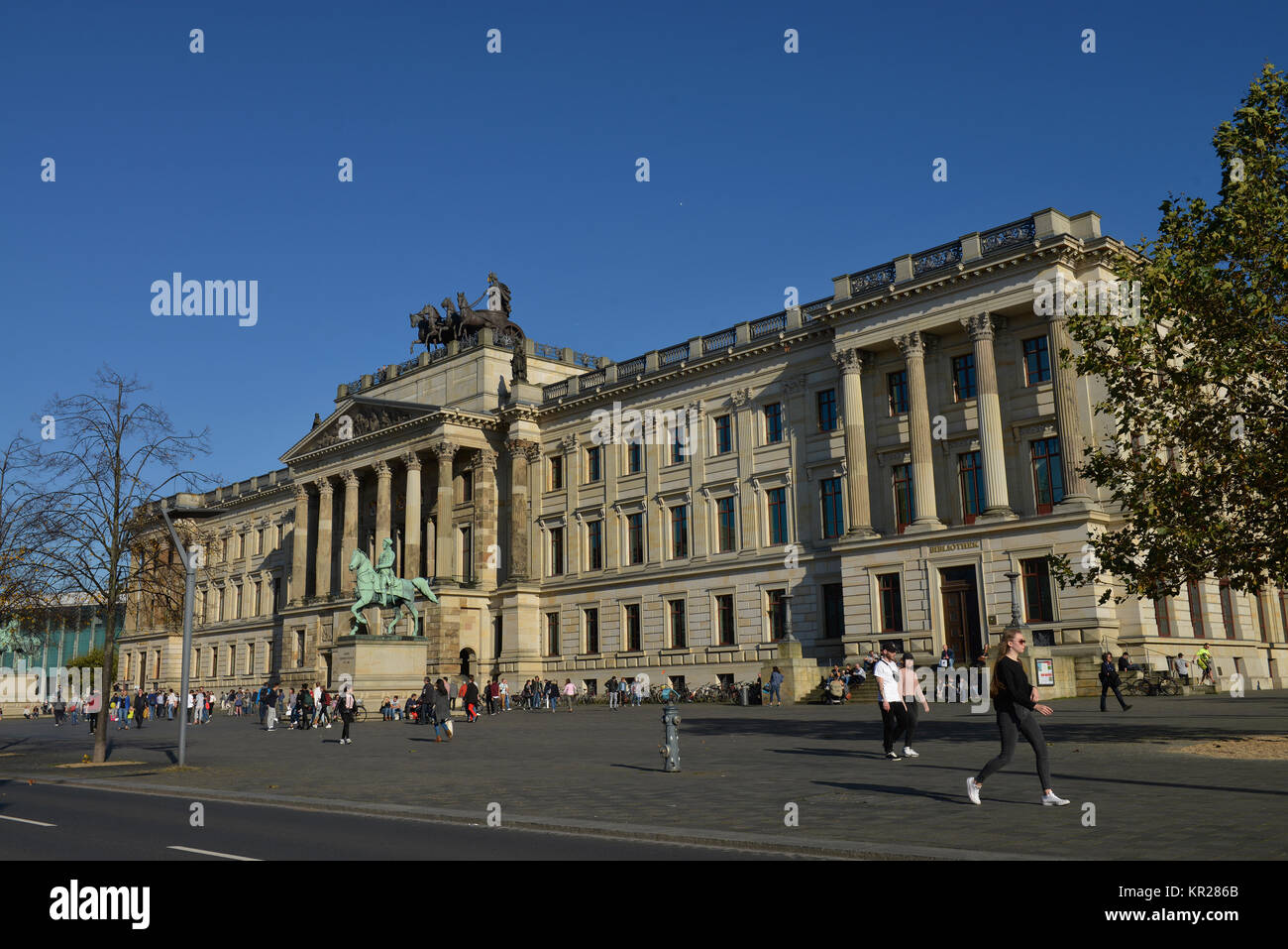 Residence Castello, piazza Castello, Brunswick, Bassa Sassonia, Germania, Residenzschloss, Schlossplatz Braunschweig, Niedersachsen, Deutschland Foto Stock