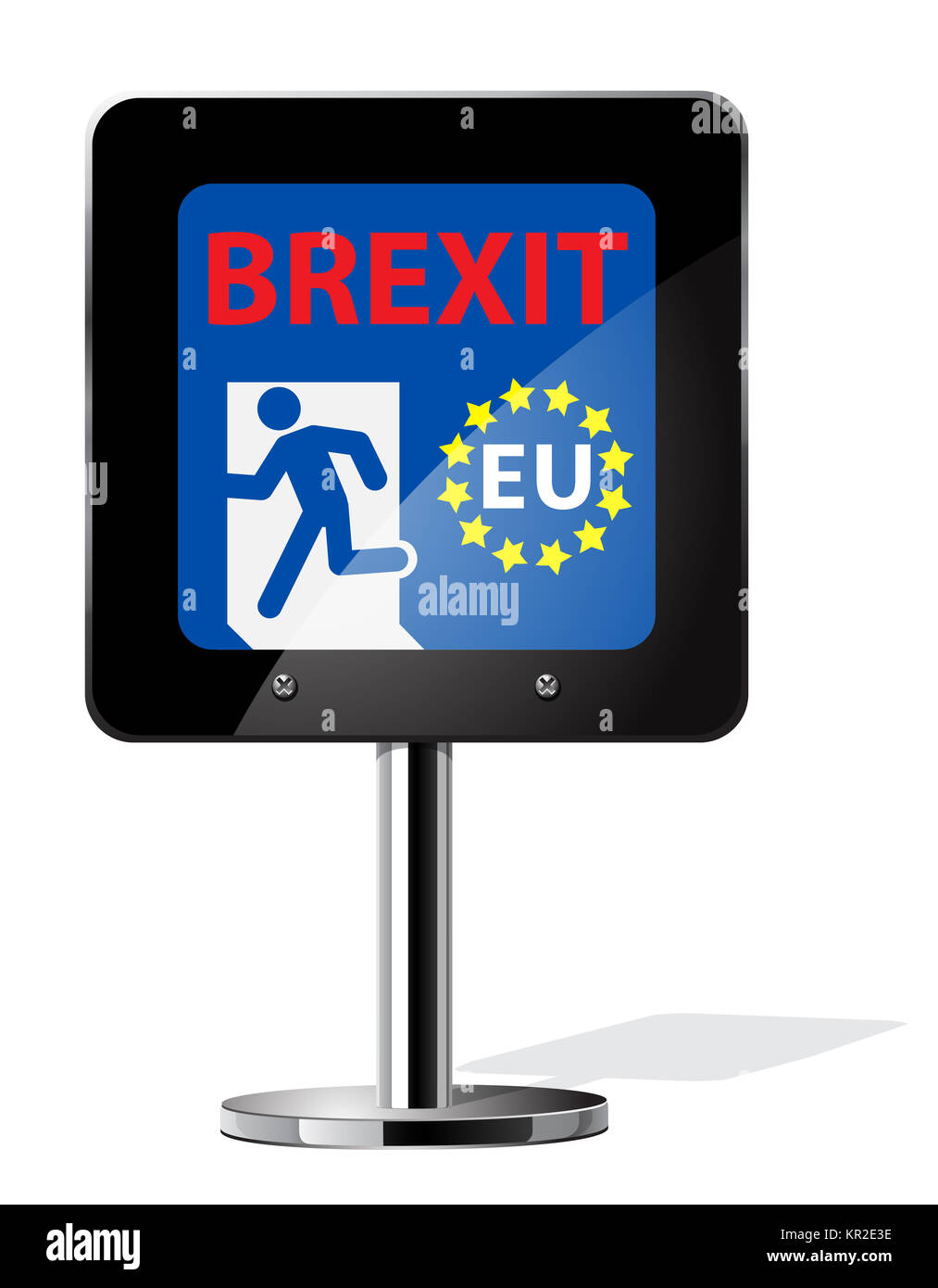 Brexit British referendum concetto segno Foto Stock