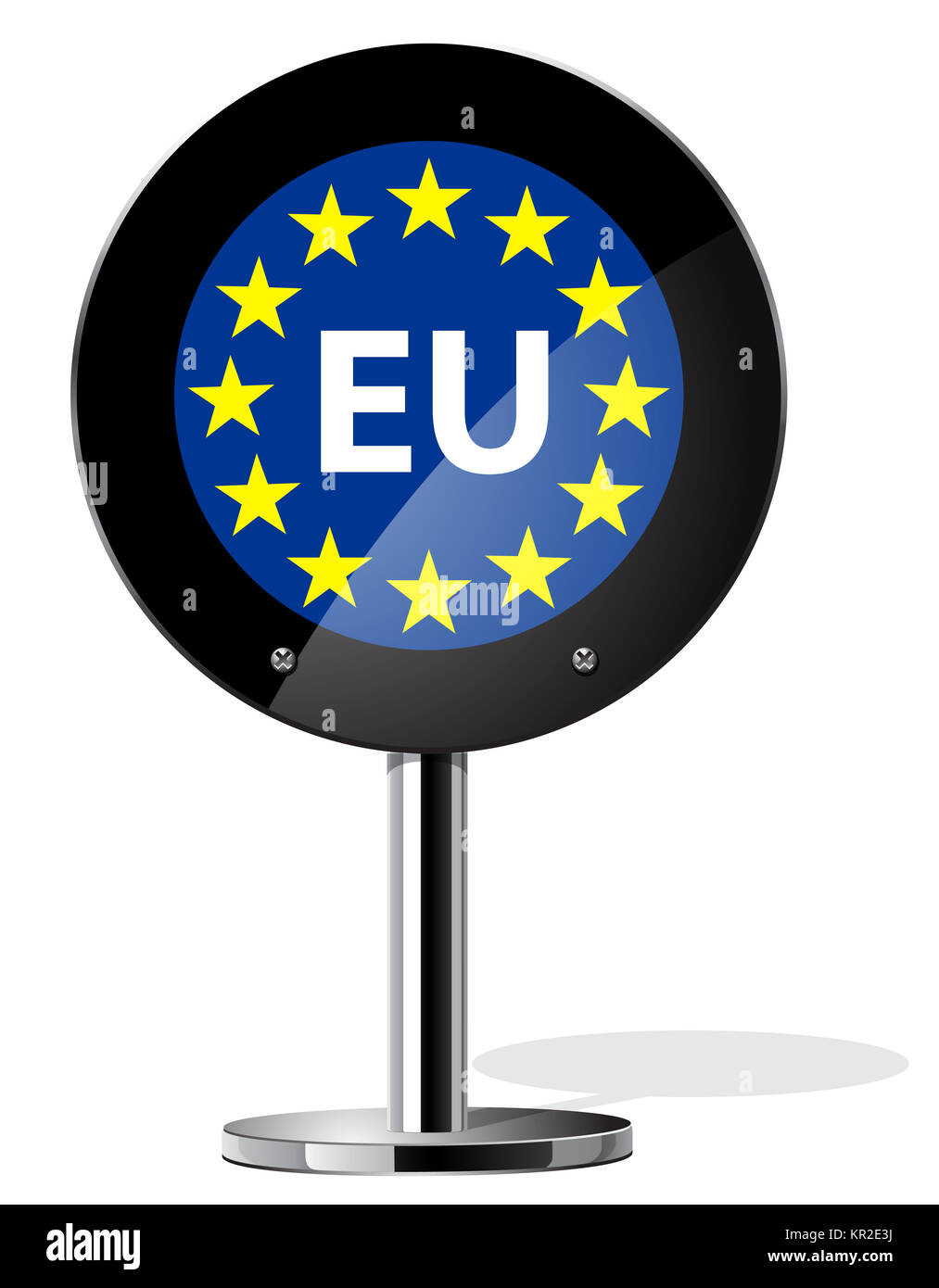 In Europa il concetto di segno segno Foto Stock