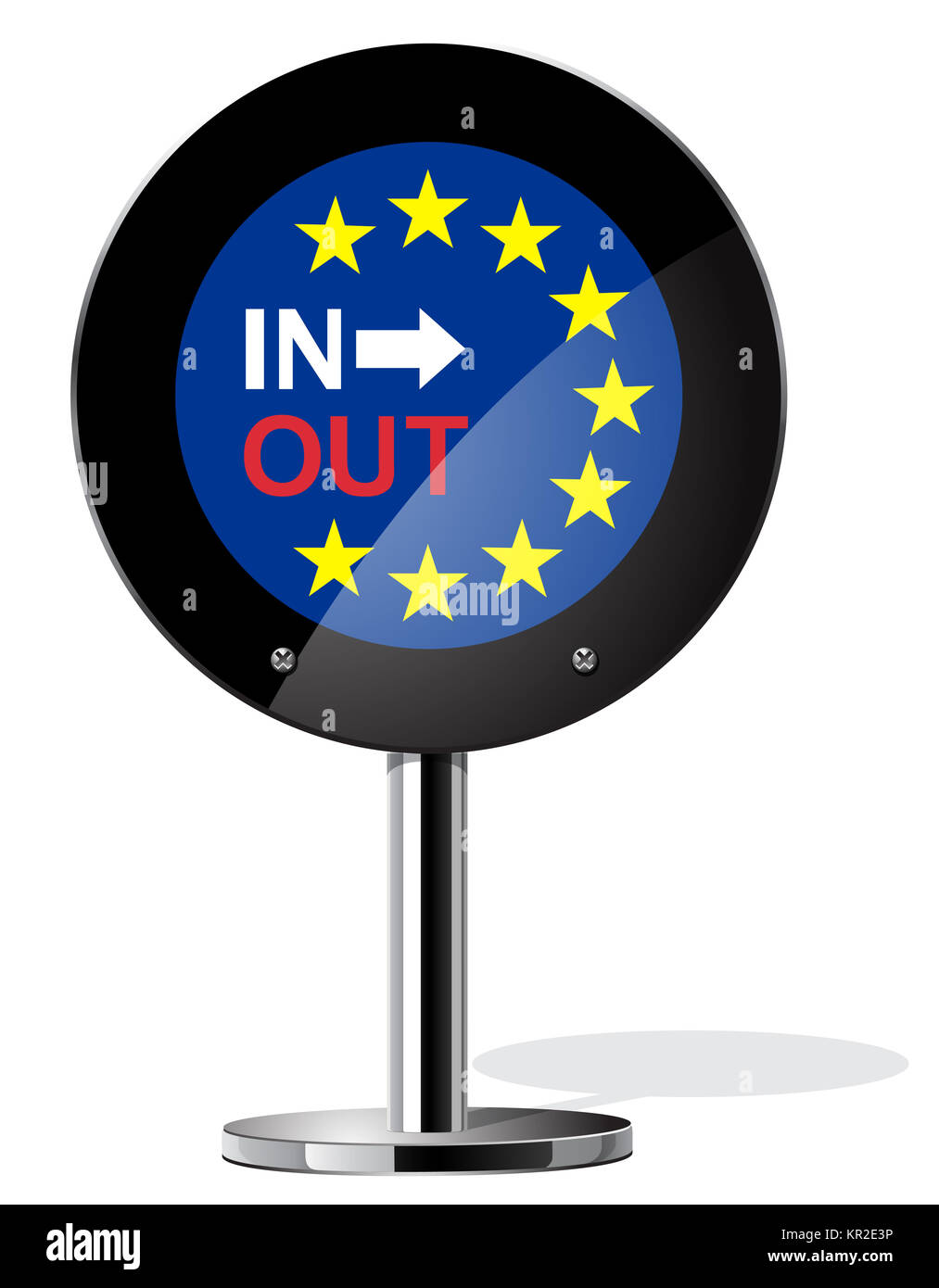 Brexit British referendum concetto segno Foto Stock