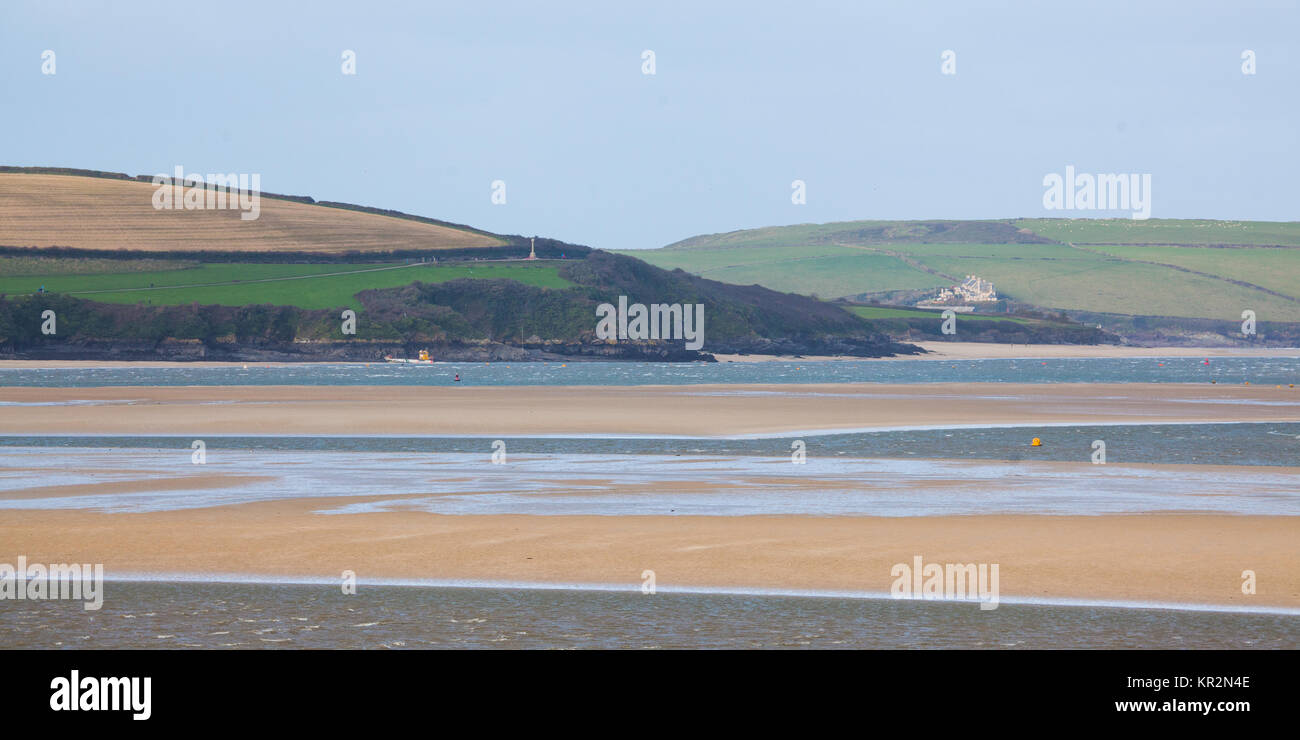 Estuario del cammello, Cornwall Foto Stock
