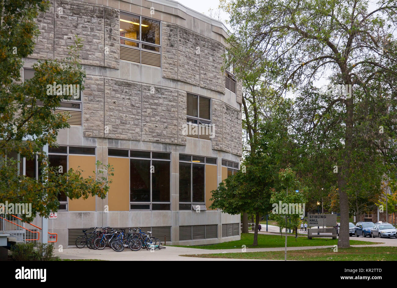 Stirling Hall presso il Queen's University di Kingston a Kingston, Ontario, Canada. Foto Stock