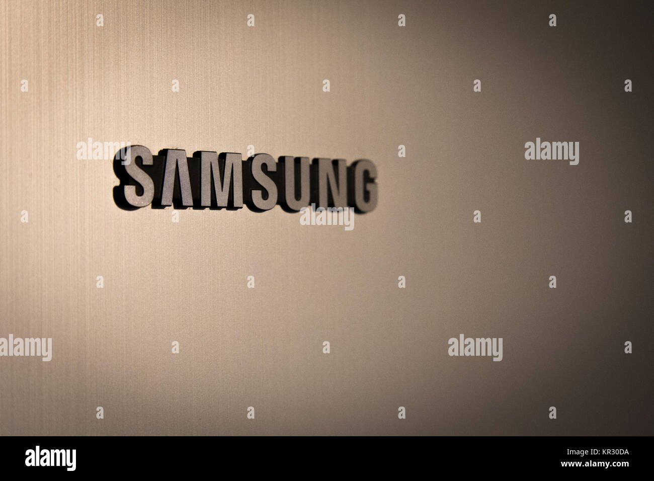 Samsung logo Foto Stock