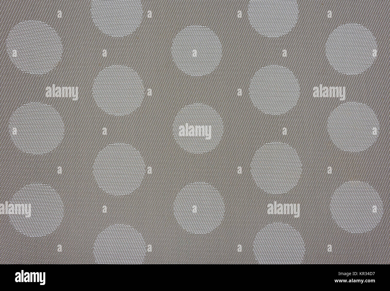 Sfondo di tessuto con cerchi pattern Foto Stock