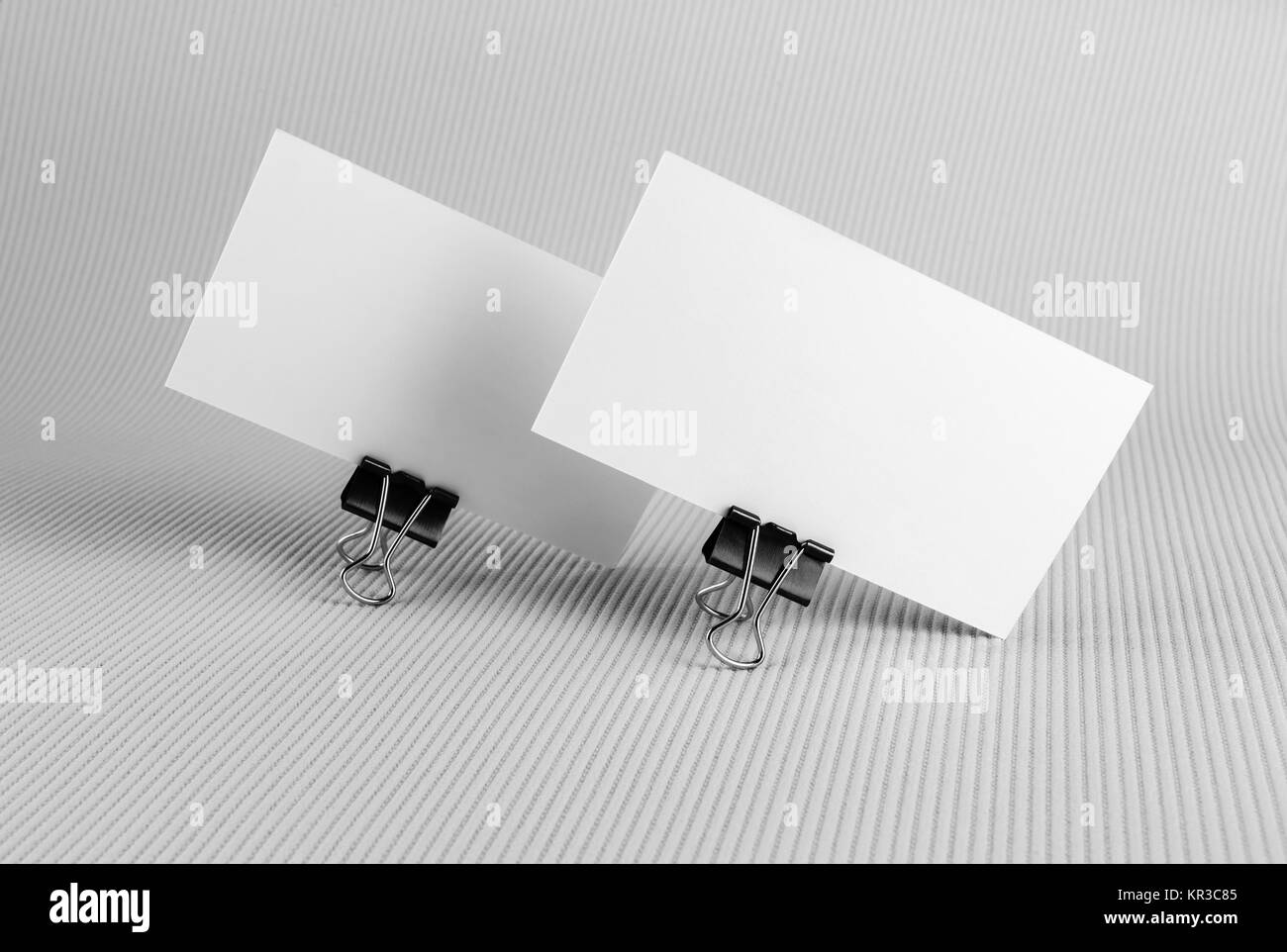 Blank business cards Foto Stock