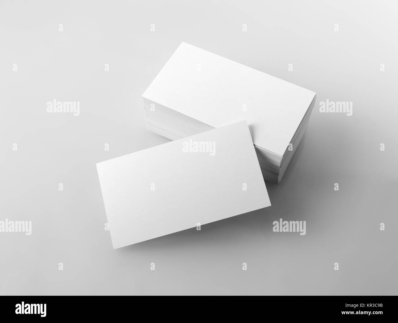 Blank business cards Foto Stock