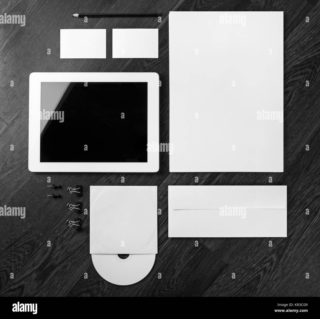 Vuoto modello di cancelleria Foto Stock