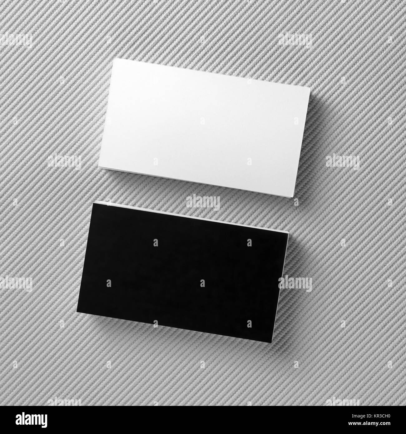 Blank business cards Foto Stock