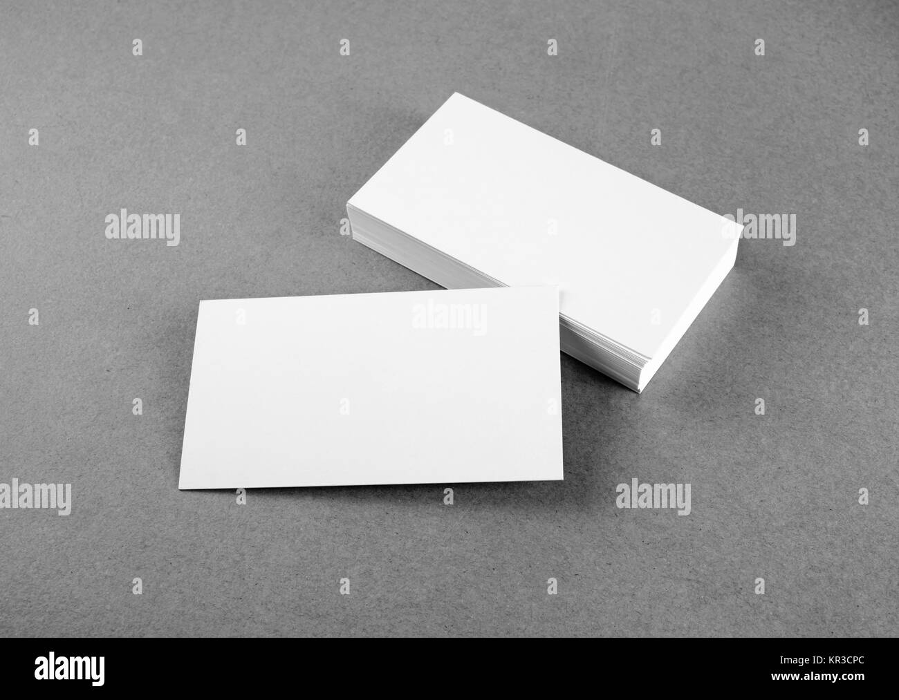 Blank business cards Foto Stock