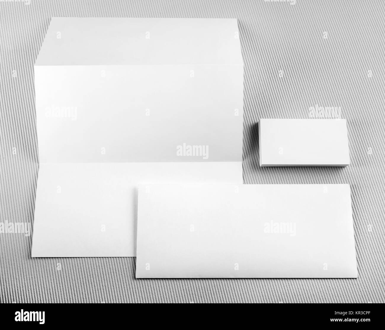 Vuoto set di cancelleria Foto Stock