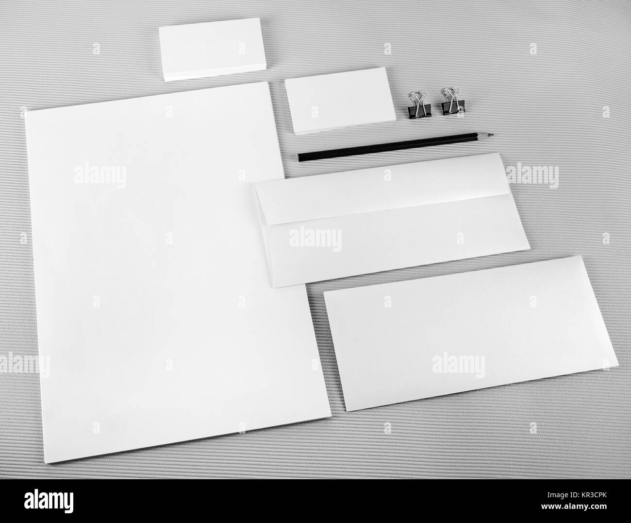 Mock-up per ID Foto Stock