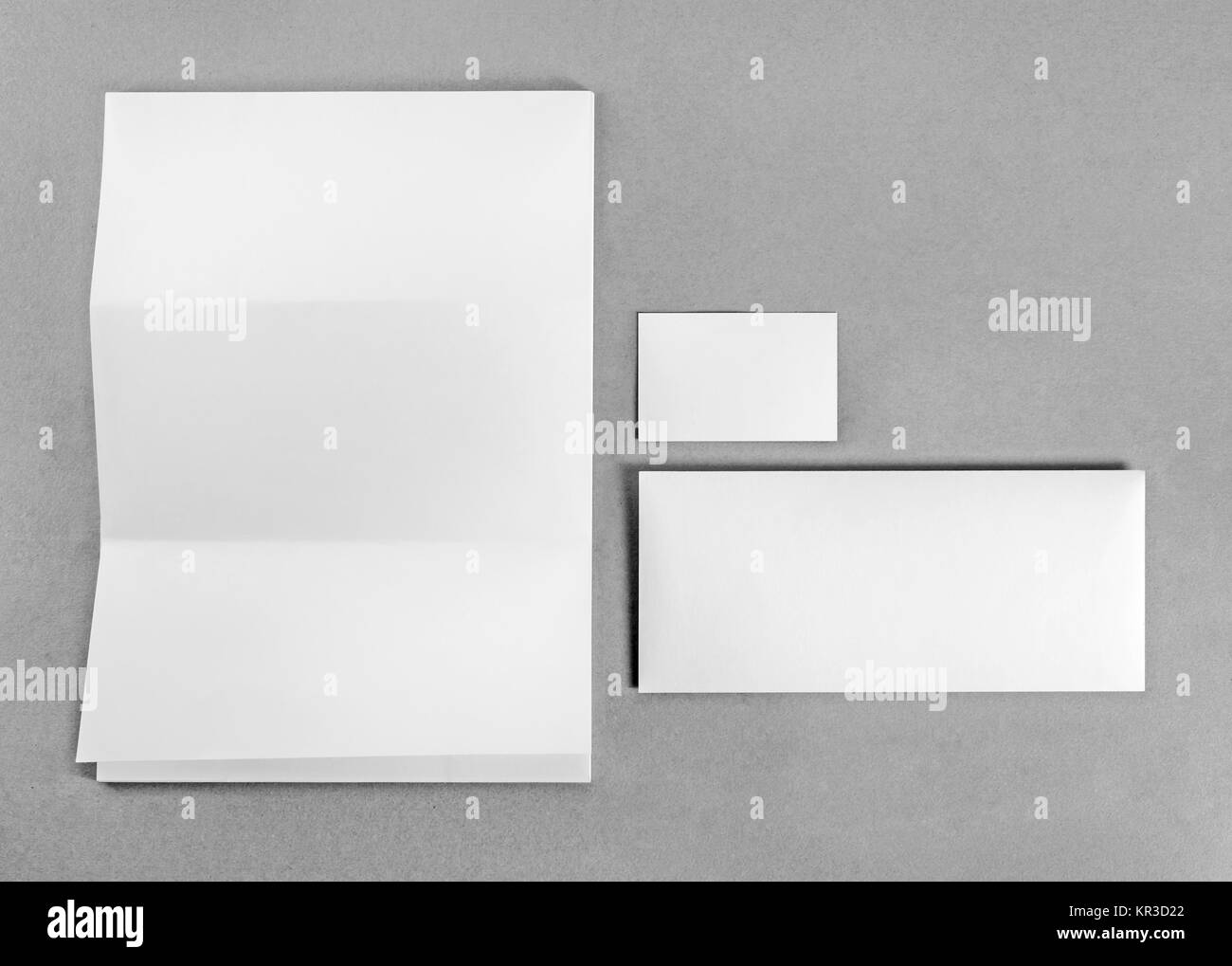 Blank corporate identity template Foto Stock