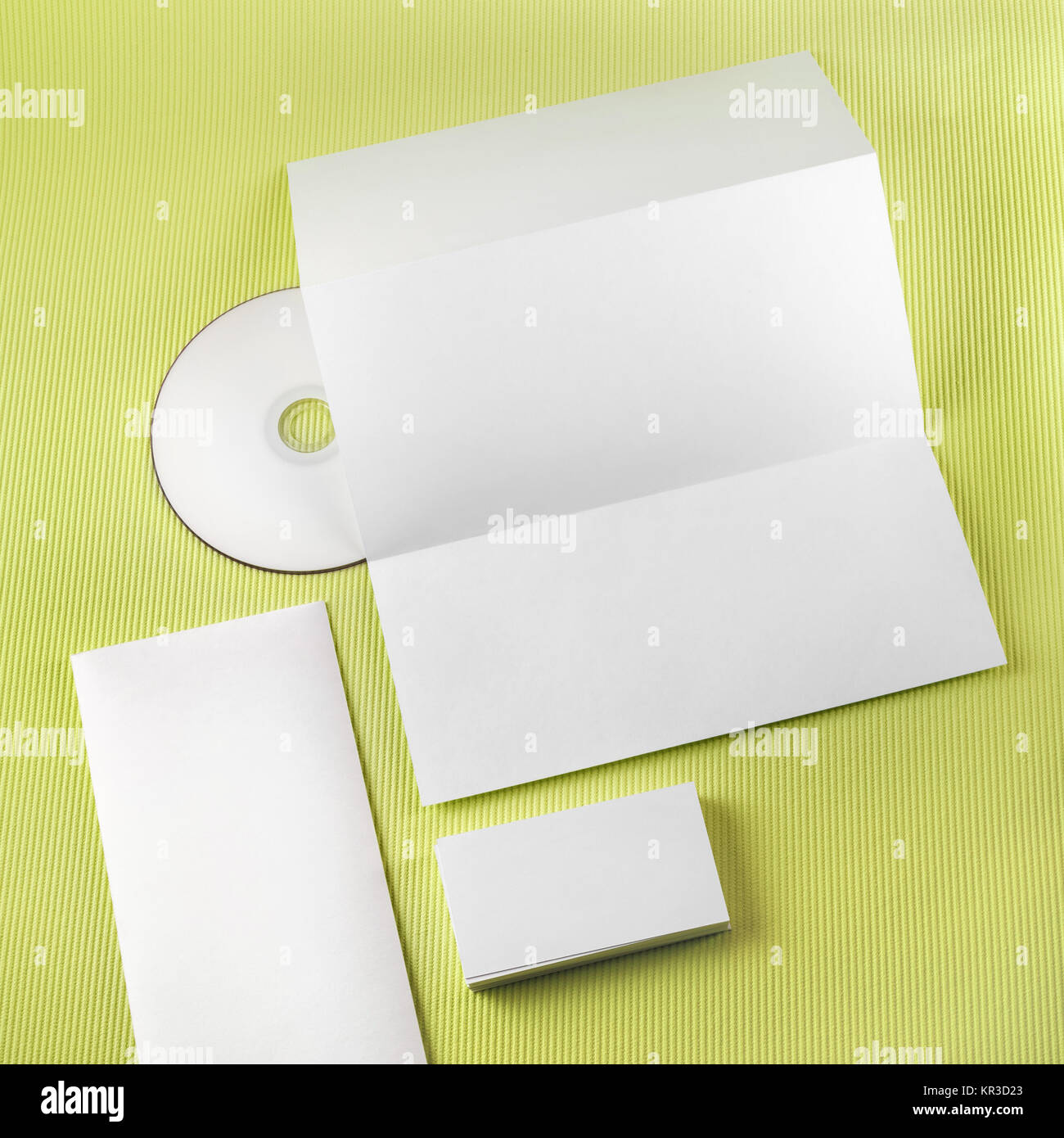 Blank corporate identity Foto Stock