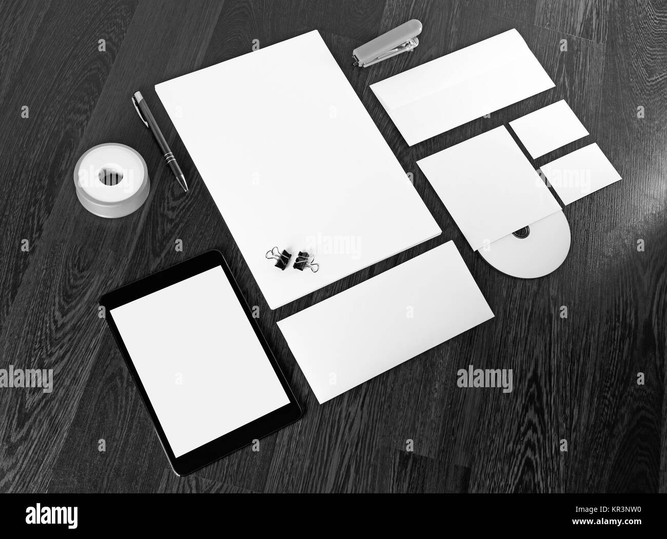 Corporate identity template Foto Stock