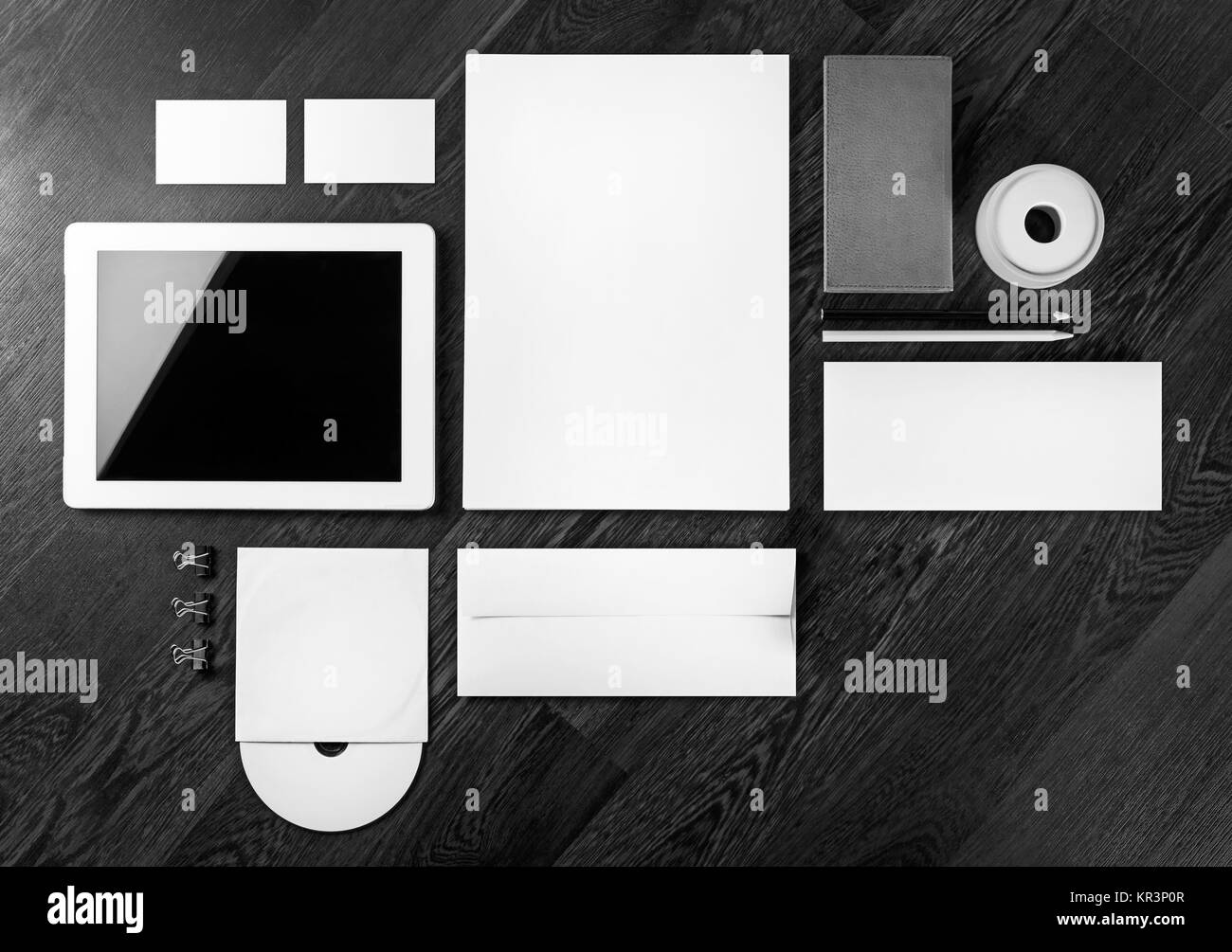 Mockup per l'identità del marchio Foto Stock