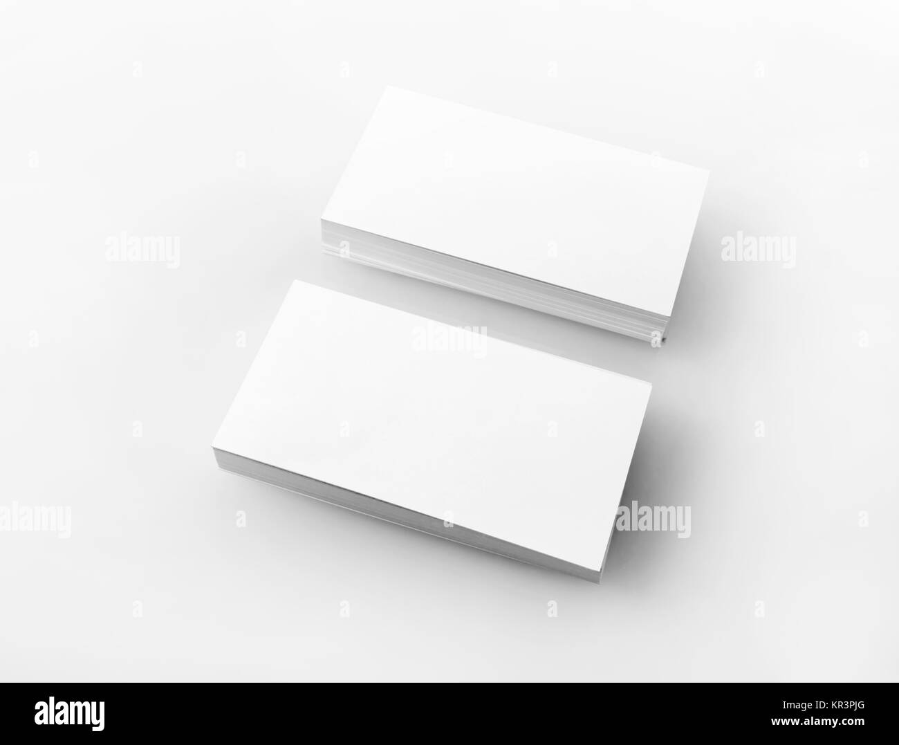 Blank business cards Foto Stock