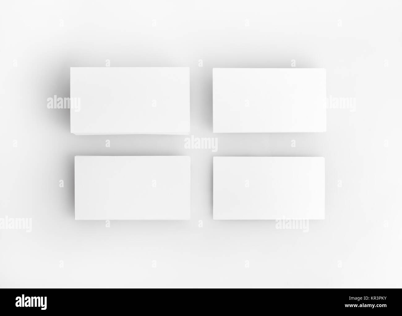 Blank business cards Foto Stock