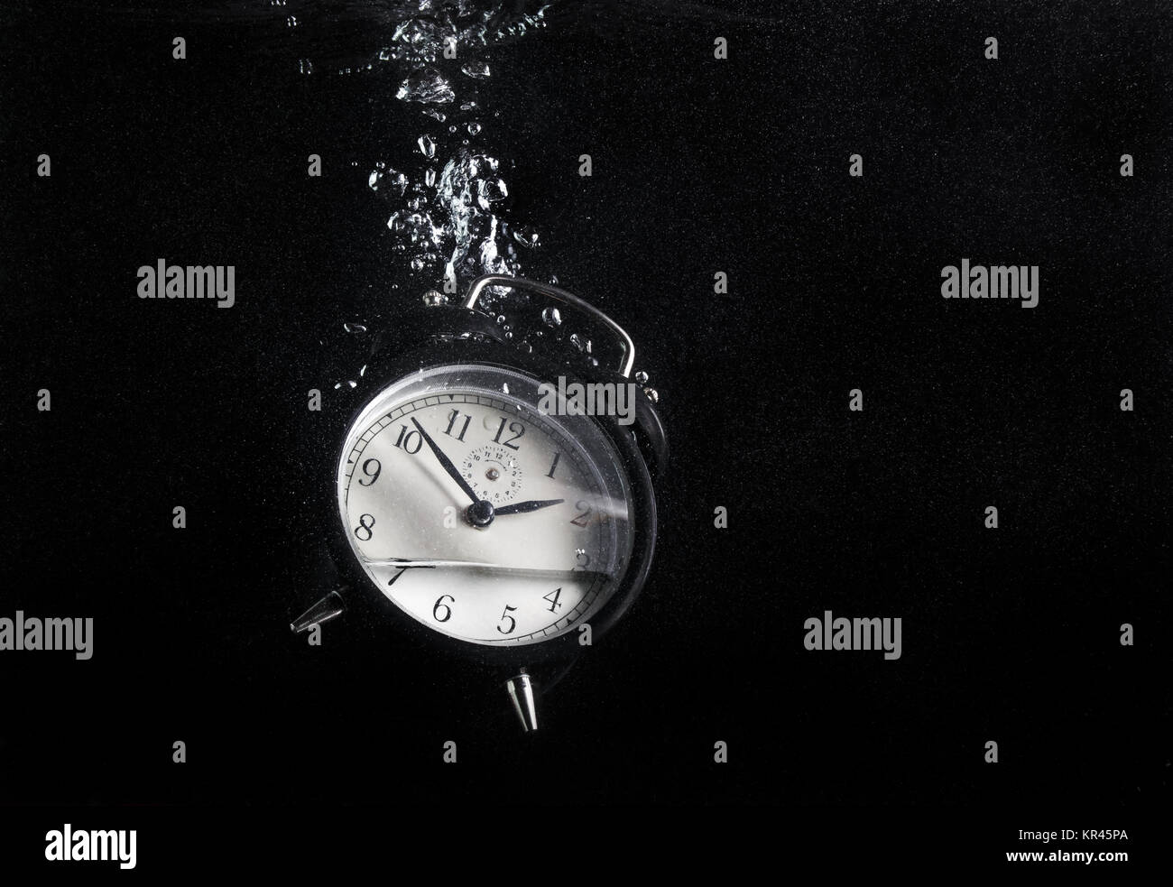 Orologio in acqua Foto Stock