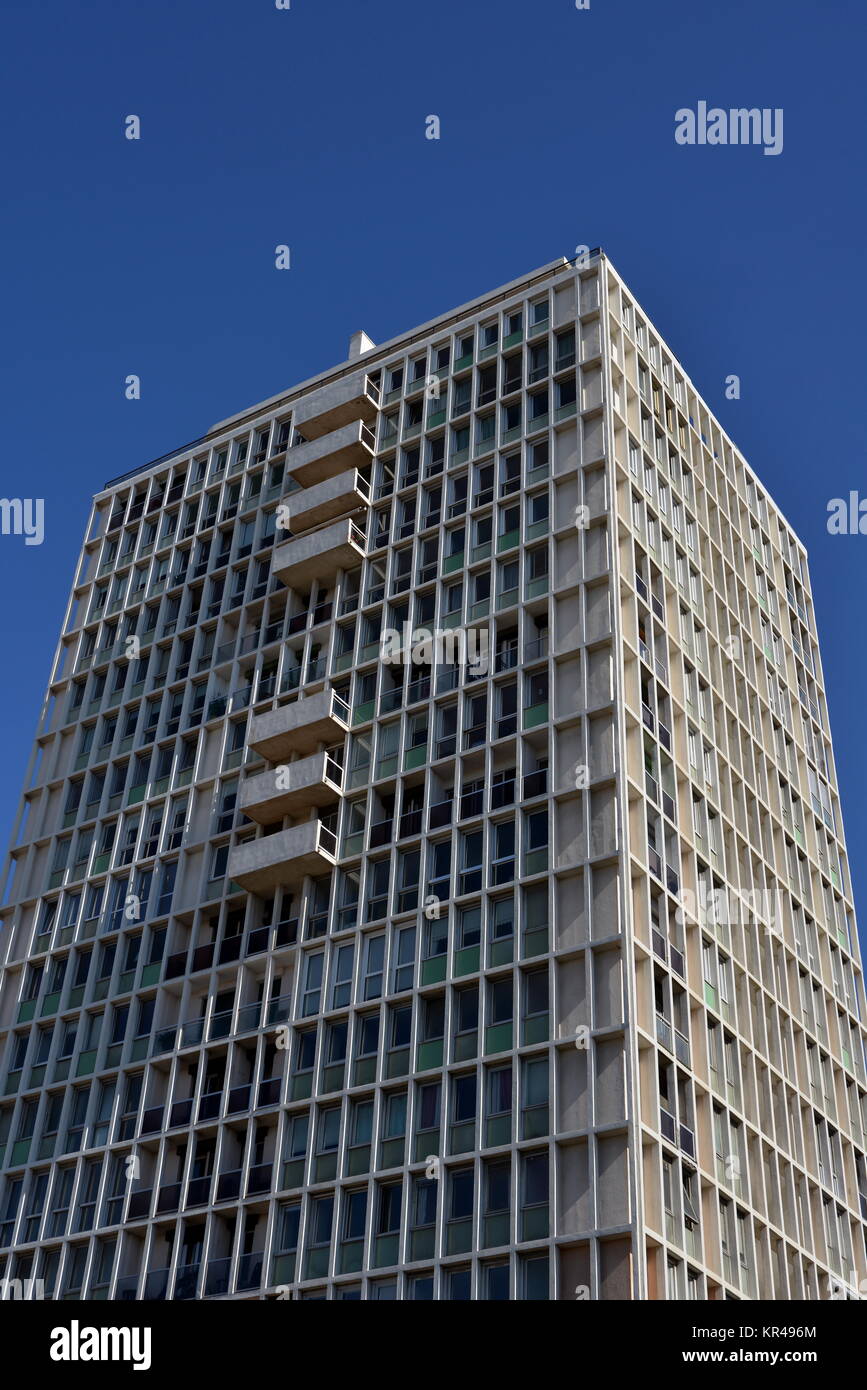 Il grattacielo con vista Foto Stock