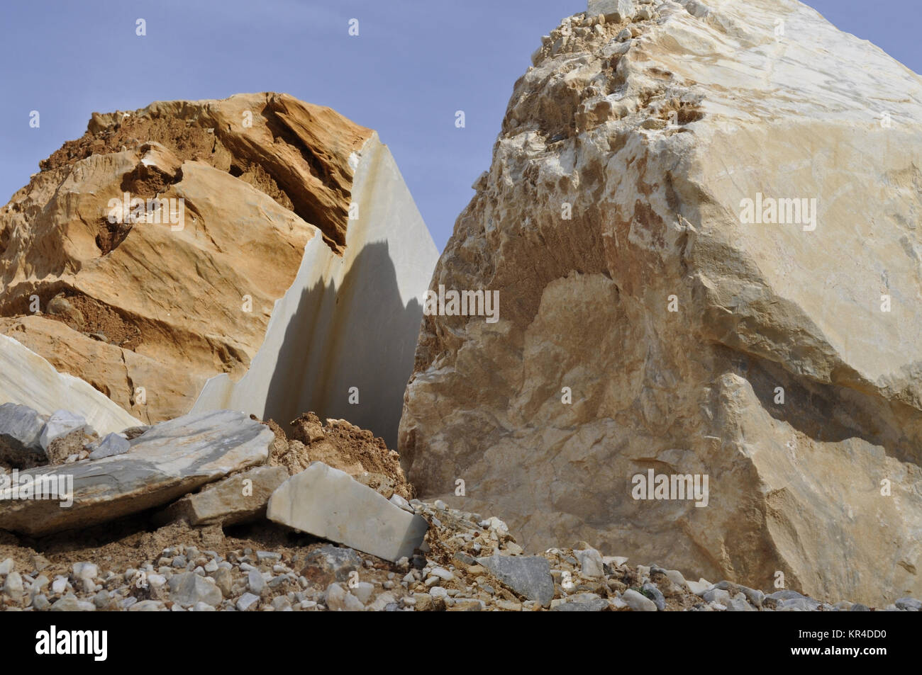 Marmo di Carrara Foto Stock