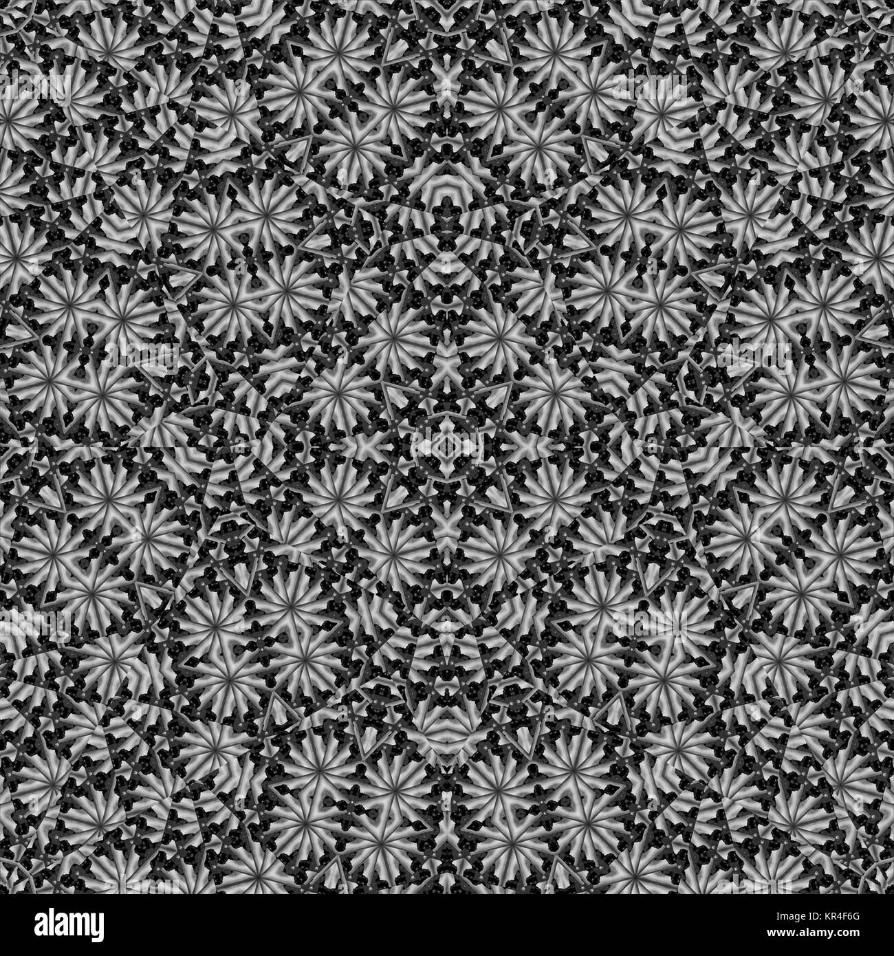 Il giardino segreto dedalo floreali Pattern collage Foto Stock