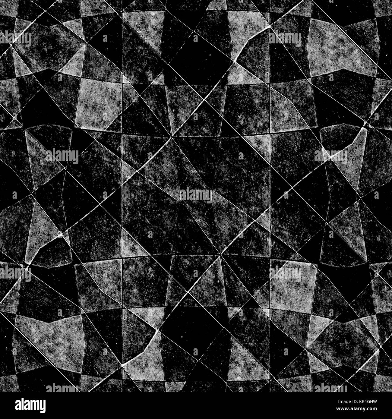 Dark geometrica Pattern Grunge Foto Stock