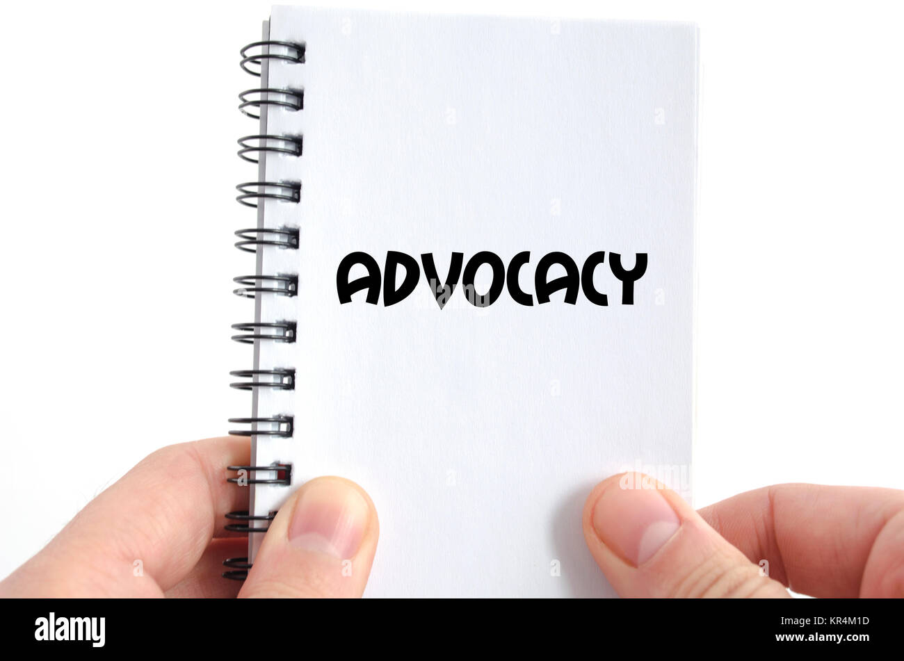 Advocacy concetto di testo Foto Stock