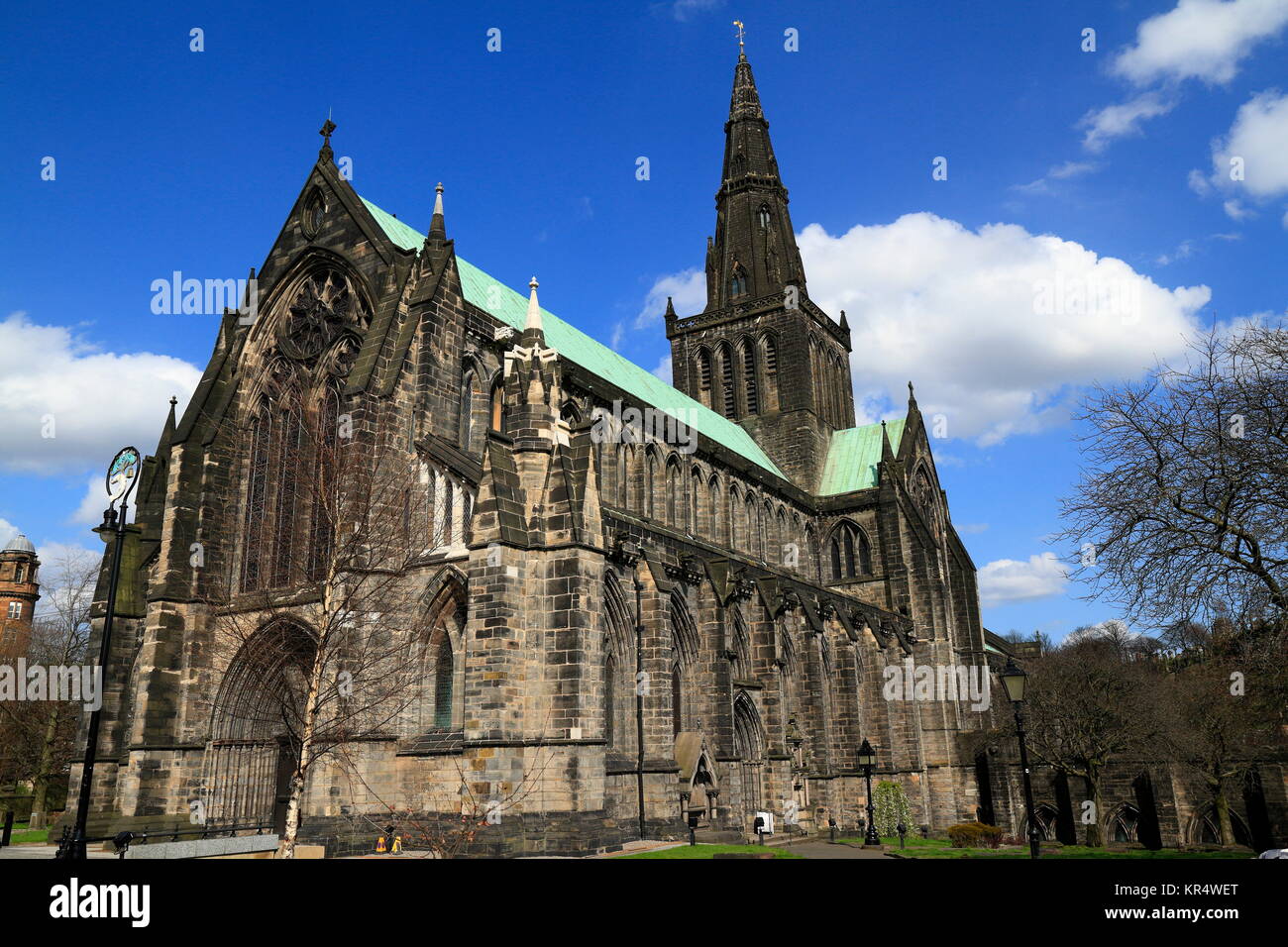 La cattedrale di Glasgow in Scozia, Regno Unito Foto Stock