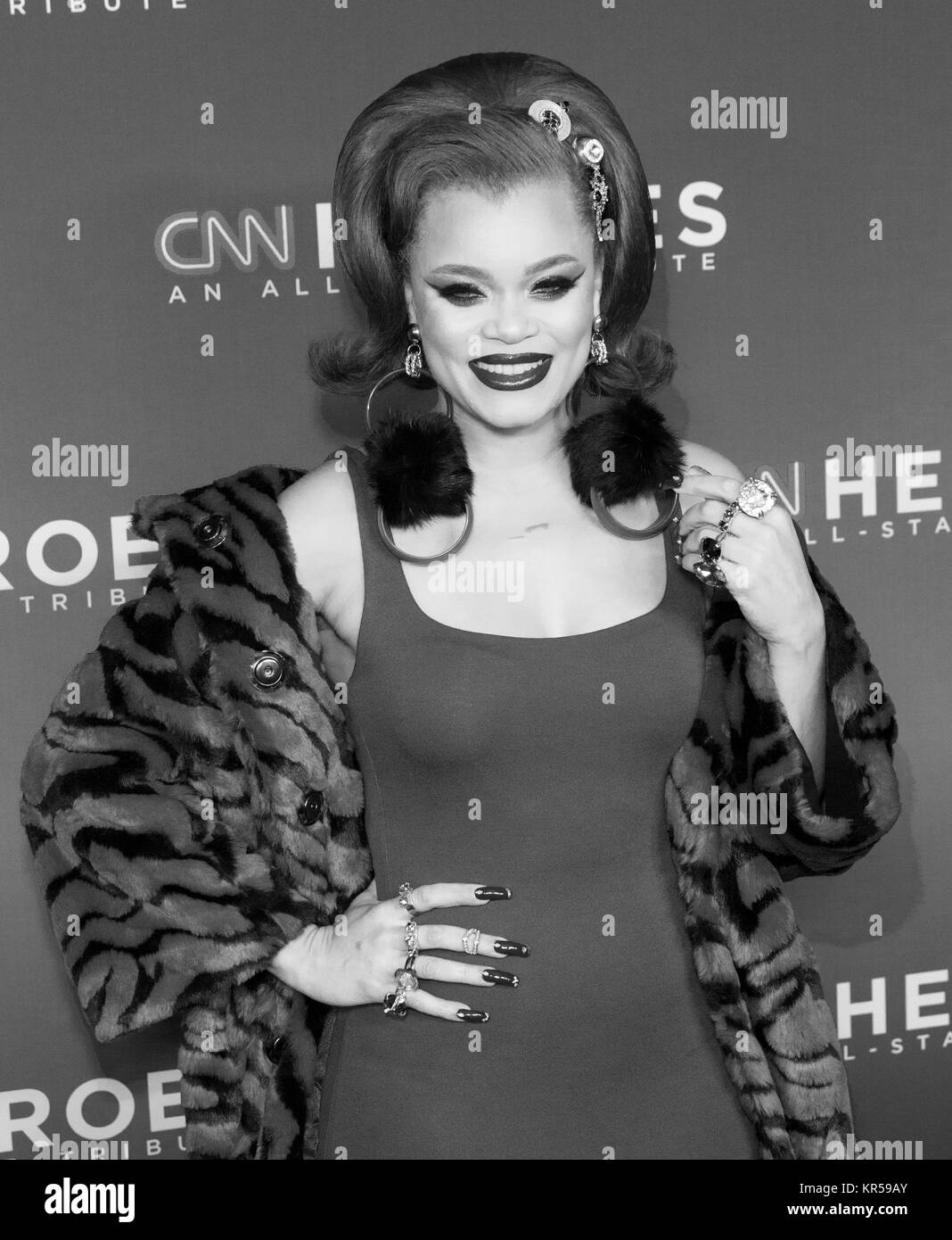 New York, Stati Uniti. Xvii Dec, 2017. Andra giorno assiste undicesima edizione del CNN Heroes All-Star omaggio al Museo Americano di Storia Naturale Credito: Lev Radin/Pacific Press/Alamy Live News Foto Stock