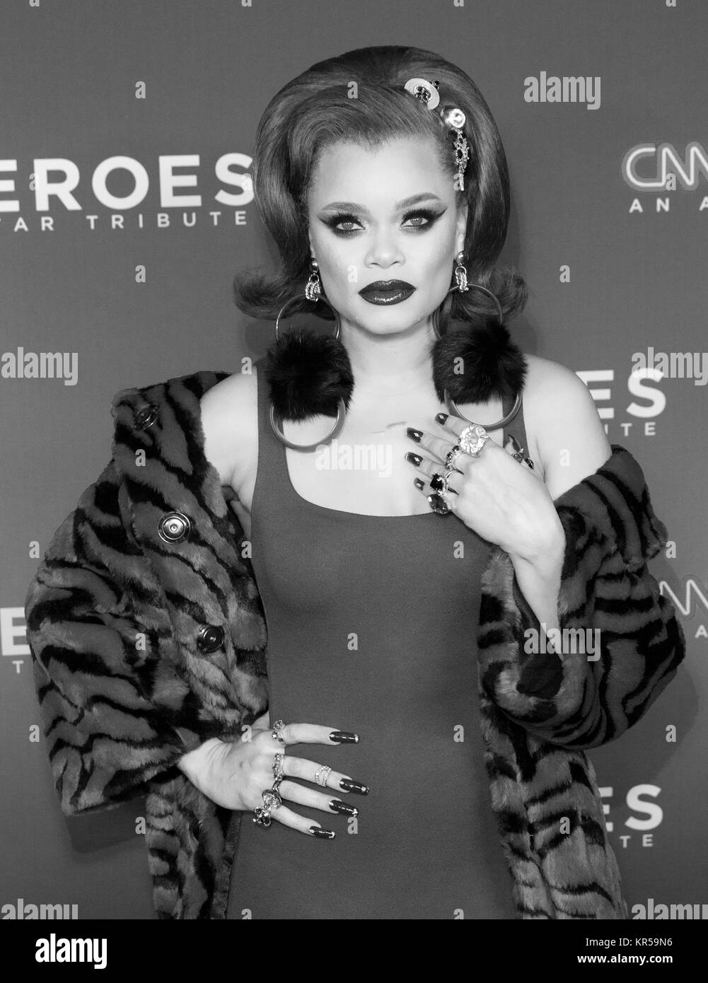 New York, Stati Uniti. Xvii Dec, 2017. Andra giorno assiste undicesima edizione del CNN Heroes All-Star omaggio al Museo Americano di Storia Naturale Credito: Lev Radin/Pacific Press/Alamy Live News Foto Stock