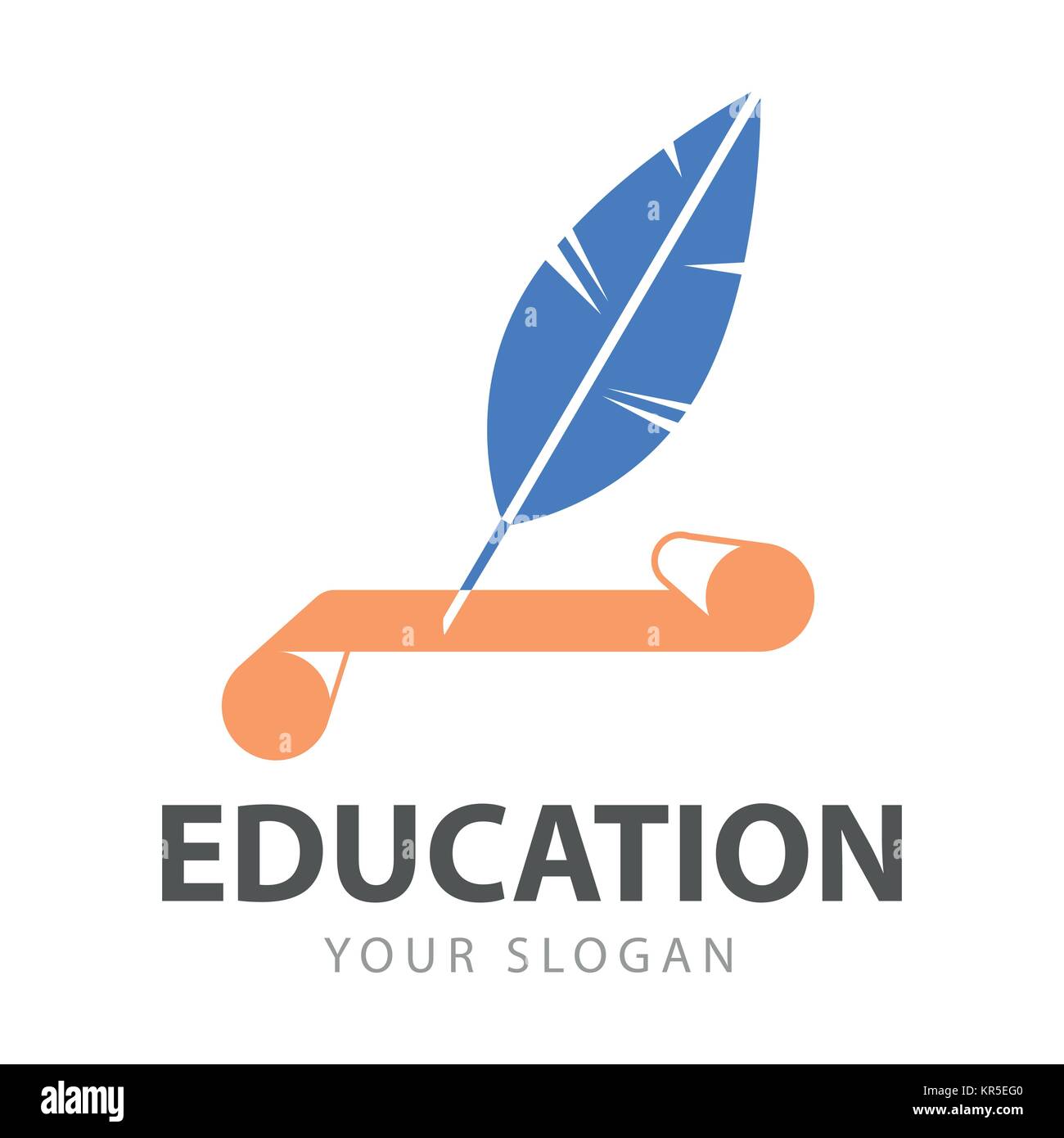 Semplice istruzione astratto Logo scrittura illustrazione vettoriale Graphic Design Illustrazione Vettoriale