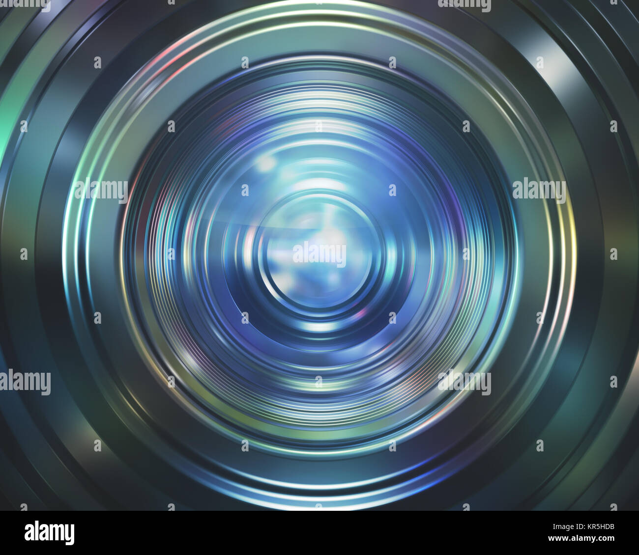 Colorate lenti della fotocamera Foto Stock