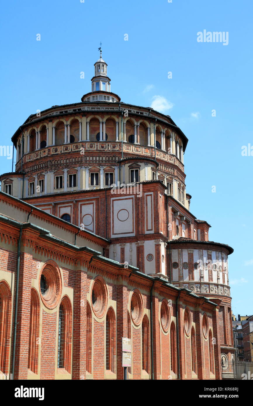 Chiesa di Santa Maria delle Grazie,Milano,Italia Foto Stock