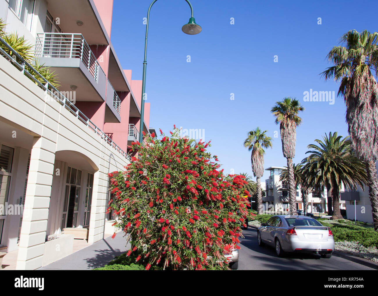 Strade di Melbourne Foto Stock