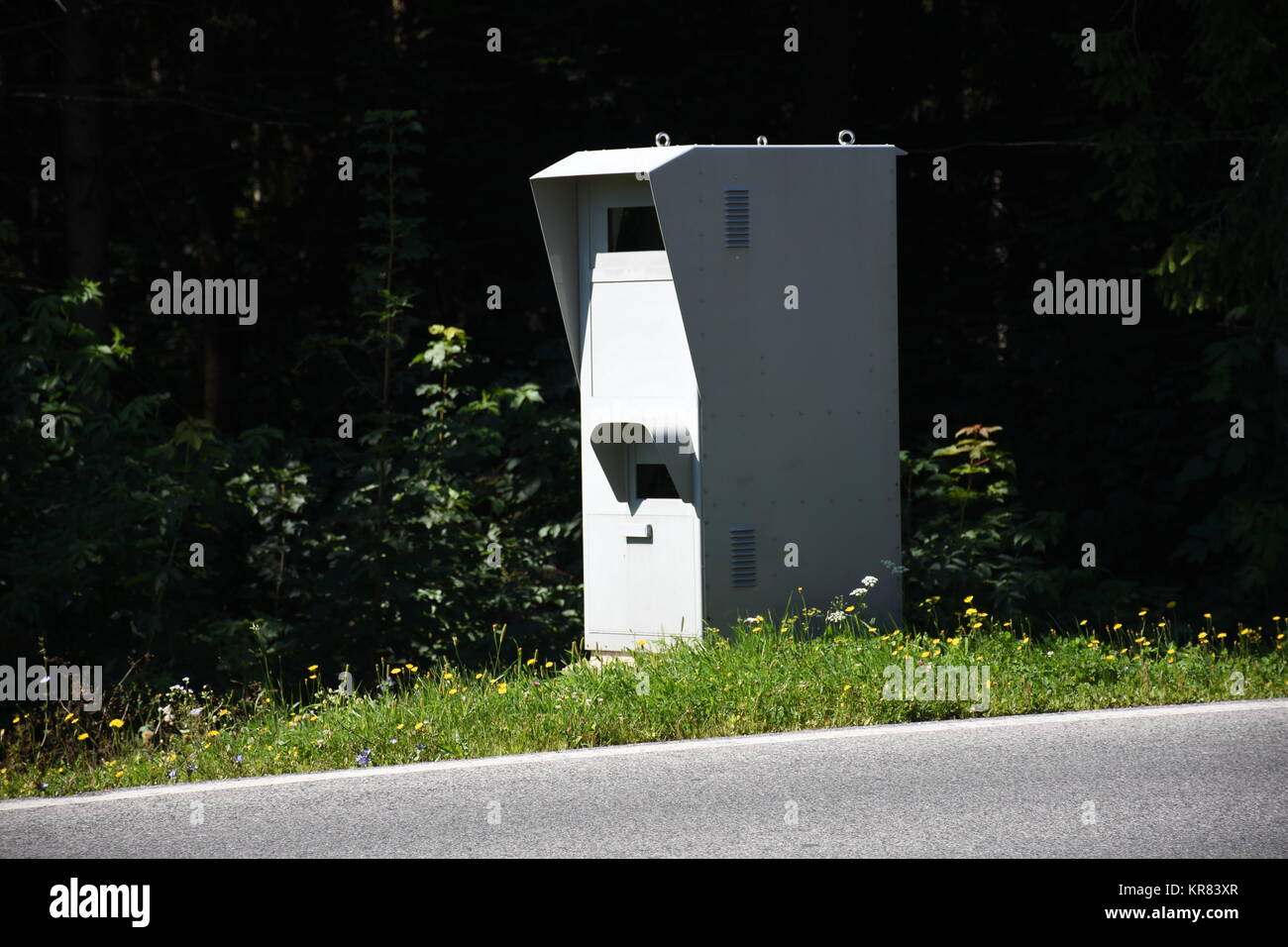 Caso di radar,radar,radar,monitoraggio velocità,raster,blitzer,starenkasten,polizia Foto Stock