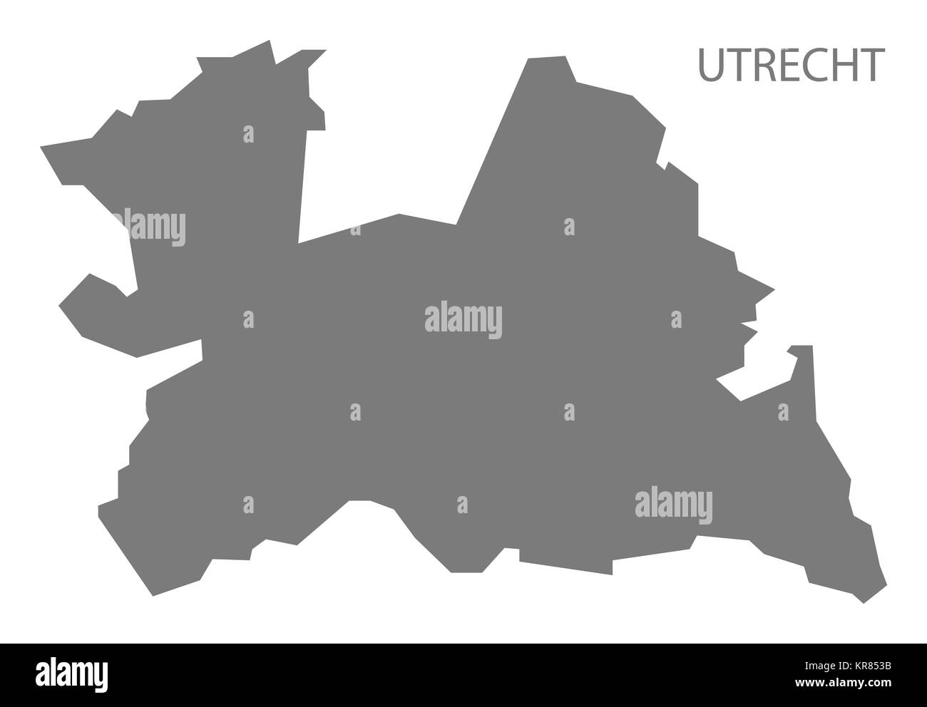 Utrecht Paesi Bassi Mappa grigio Foto Stock