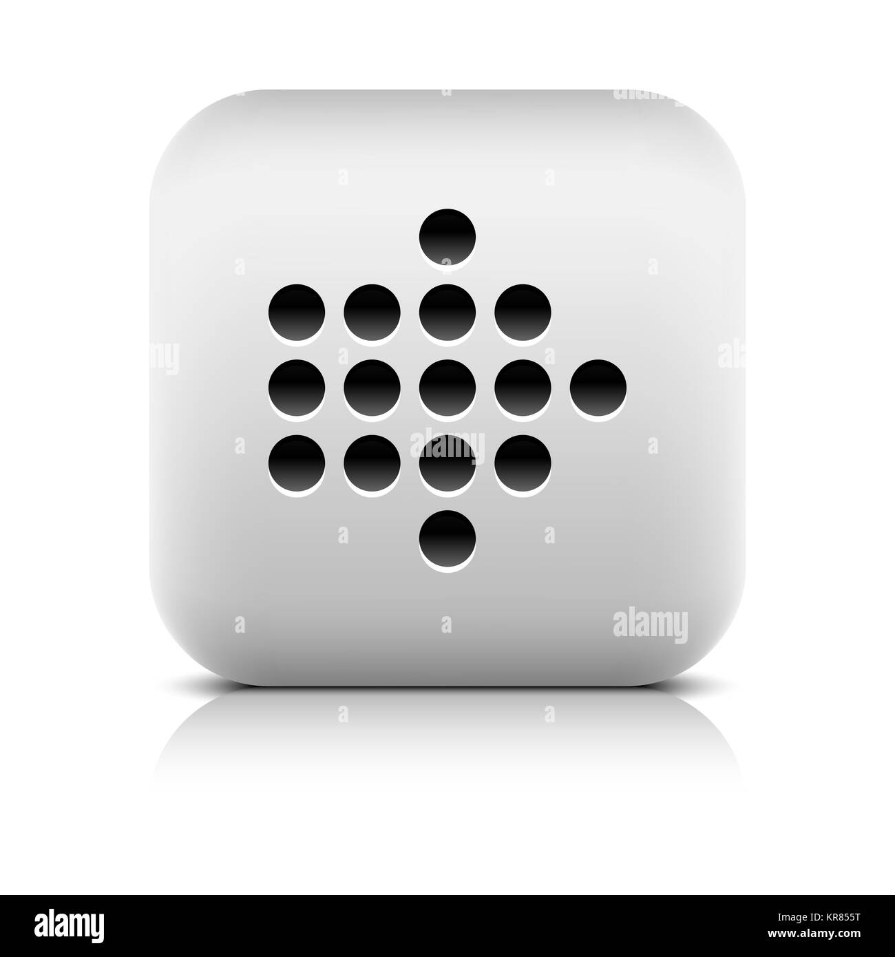 Icona Web digitali con segno di freccia Foto Stock