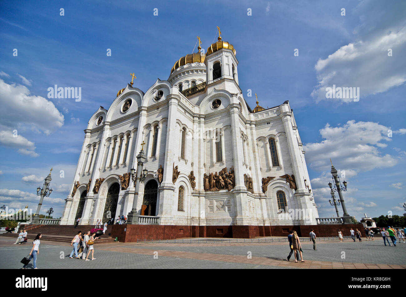 La Cattedrale di Cristo Salvatore a Mosca, Russia Foto Stock