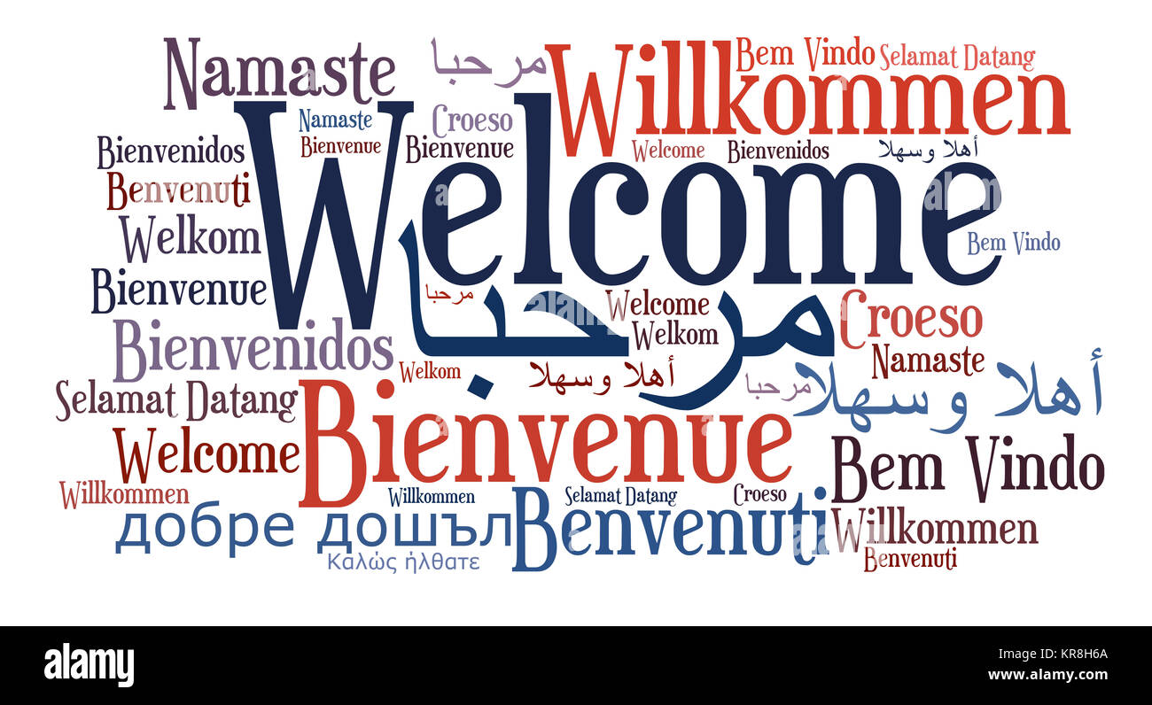 Welcome In Different Languages Immagini E Fotografie Stock Ad Alta 
