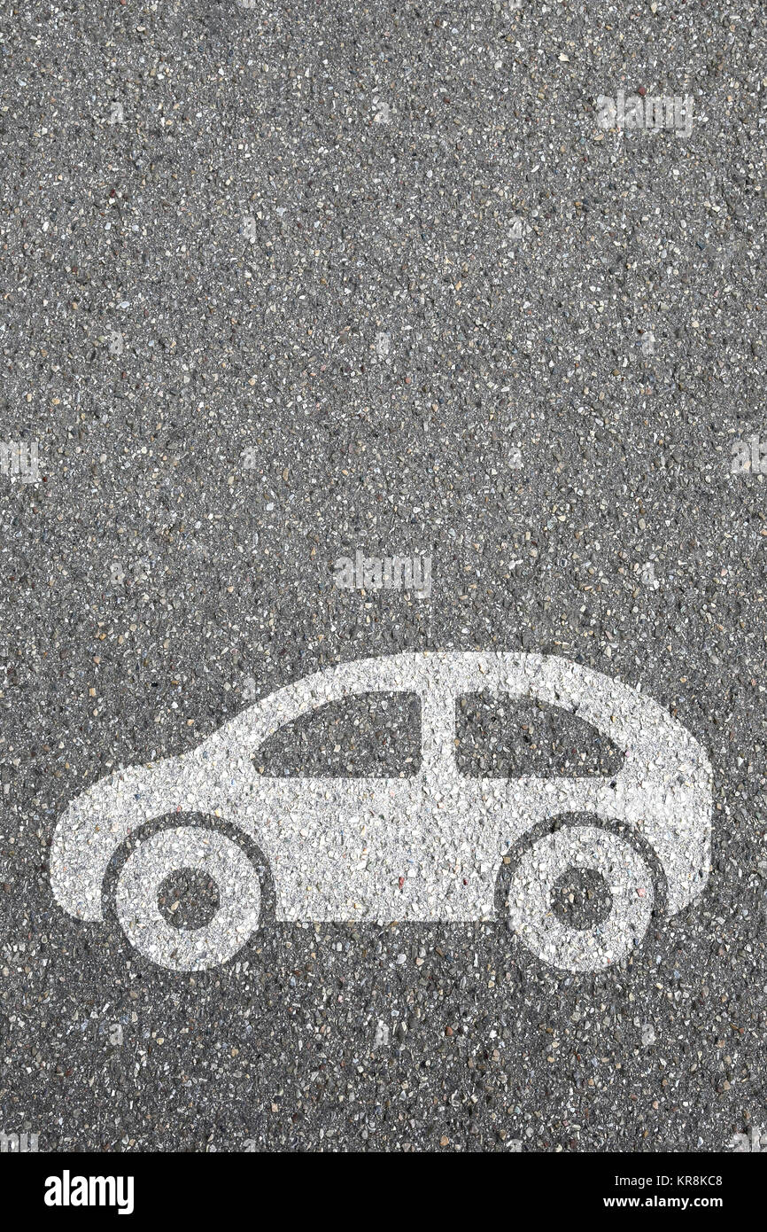 Automobile Veicolo di mobilità su strada copia copyspace di spazio Foto Stock