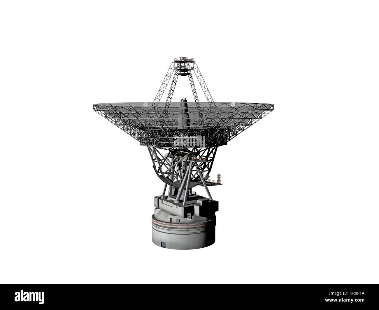 Facoltativo radio telescope Foto Stock