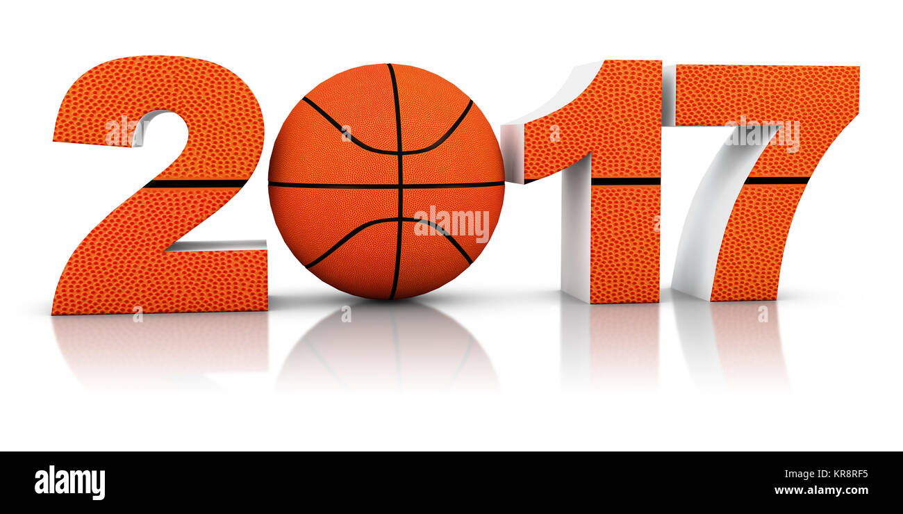 La pallacanestro e 2017 Foto Stock