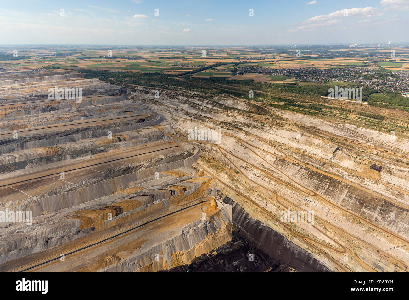 Miniere Di Carbone A Cielo Aperto La più grande miniera a cielo aperto in germania immagini e fotografie